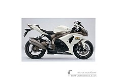 Decals for Suzuki GSXR1000 2010 - White Anniversary • Suzuki OEM Decals