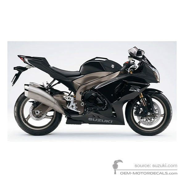 Adesivi per Suzuki GSXR1000 2011 - Nero • Suzuki Adesivi OEM