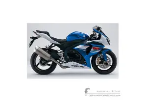 Decals for Suzuki GSXR1000 2012 - Blue • Suzuki OEM Decals