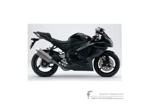 Decals for Suzuki GSXR1000 2012 - Black • Suzuki OEM Decals