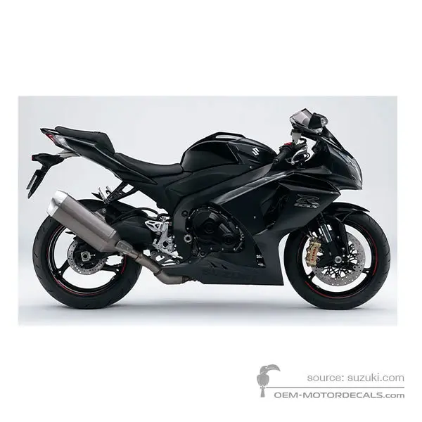 Suzuki GSXR1000 2012 - Schwarz - Metallic Matt Black 2 / Glass Sparkle Black