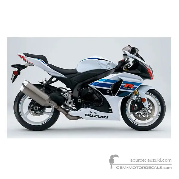 Suzuki GSXR1000 2013 - Weiss - Pearl Glacier White YWW - 1 Million Edition