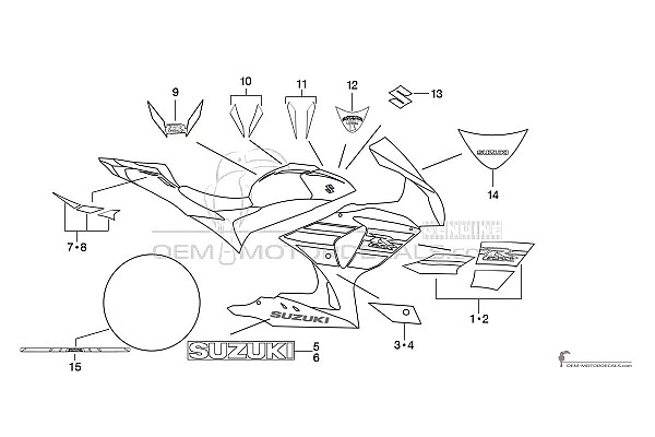 Suzuki GSXR1000 2013 - Wit