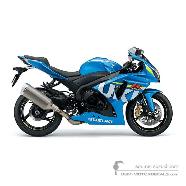 Suzuki GSXR1000 2015 - Blau - Metallic Triton Blue