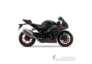 Decals for Suzuki GSXR1000 2017 - Black • Suzuki OEM Decals