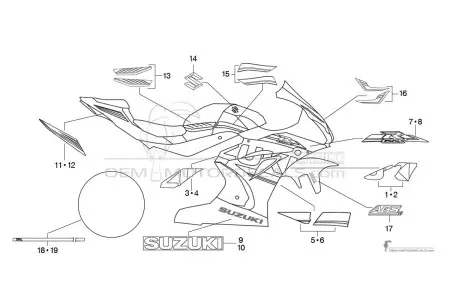 Suzuki GSXR1000 2017 - Blue