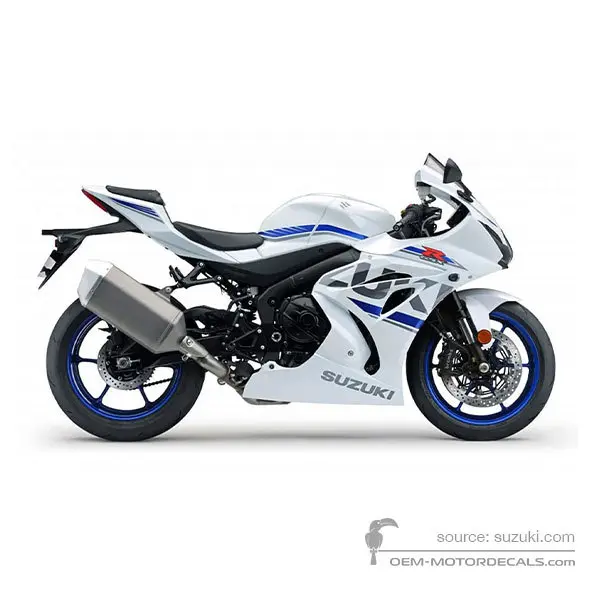 Suzuki GSXR1000 2018 - Weiss - Pearl Glacier White