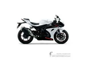 Aufkleber für Suzuki GSXR1000 2019 - Weiss • Suzuki OEM-Aufkleber