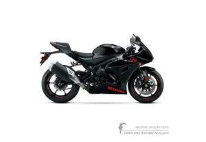 Aufkleber für Suzuki GSXR1000 2019 - Schwarz • Suzuki OEM-Aufkleber