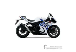 Stickers voor Suzuki GSXR1000R 2019 - Wit • Suzuki OEM Stickers