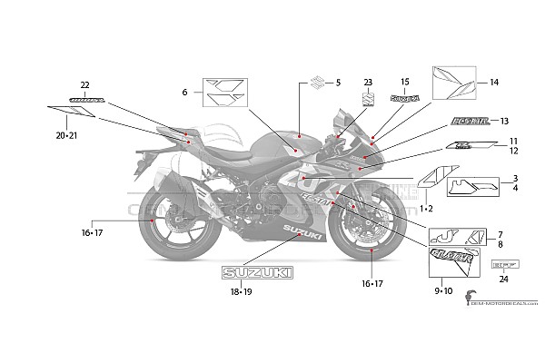 Suzuki GSXR1000R 2019 - Azul
