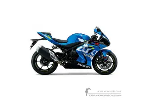 Aufkleber für Suzuki GSXR1000 2020 - Blau • Suzuki OEM-Aufkleber