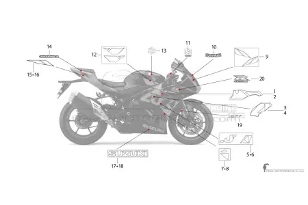 Suzuki GSXR1000R 2020 - Noir