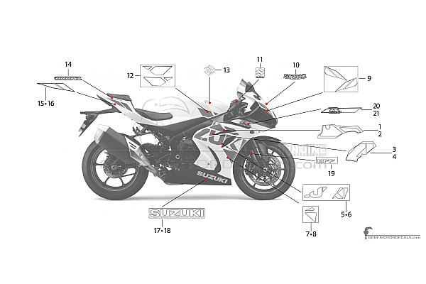 Suzuki GSXR1000R 2020 - White