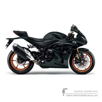Suzuki GSXR1000R 2021 - Czarny - Mat Black Metallic No. 2