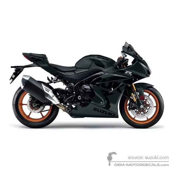 Suzuki GSXR1000R 2021 - Schwarz - Mat Black Metallic No. 2