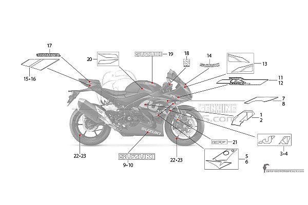 Suzuki GSXR1000R 2021 - Nero
