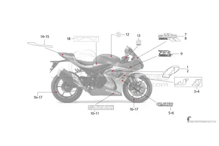 Suzuki GSXR1000 2021 - Bleu