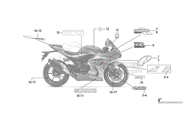 Suzuki GSXR10000RZ 2021 - Blu
