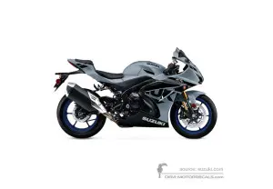 Stickers voor Suzuki GSXR1000R 2022 - Grijs • Suzuki OEM Stickers