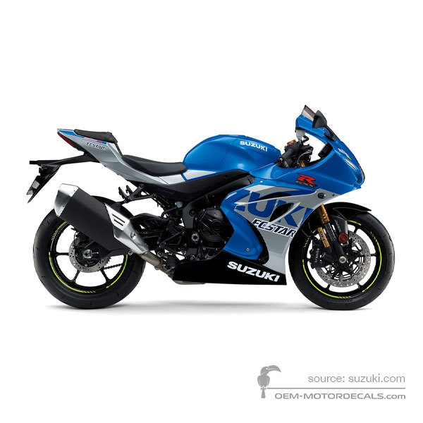 Aufkleber für Suzuki GSXR10000RZ 2022 - Blau • Suzuki OEM-Aufkleber