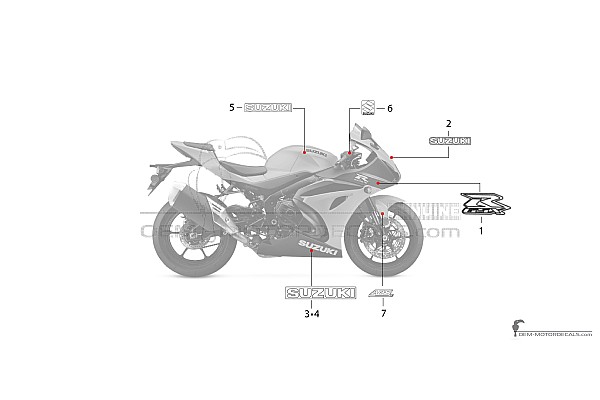 Suzuki GSXR1000 2022 - Gray
