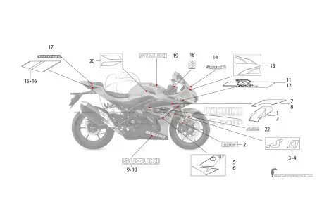 Suzuki GSXR1000R 2022 - Grau