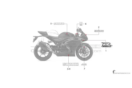 Suzuki GSXR1000 2022 - Schwarz