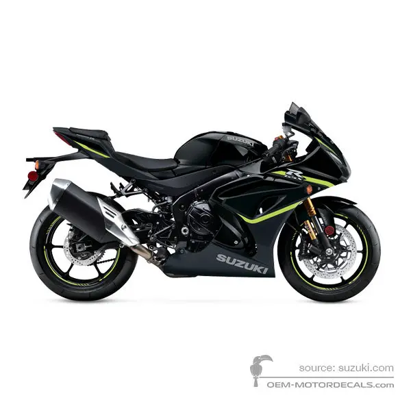 Suzuki GSXR1000R 2023 - Schwarz - Glass Sparkle Black / Metallic Matt Black No.2