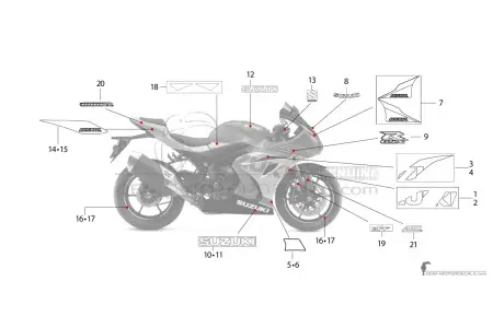 Suzuki GSXR10000RZ 2023 - Blau