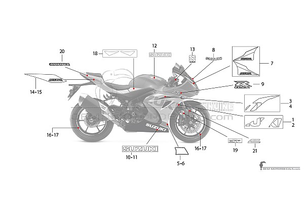 Suzuki GSXR10000RZ 2023 - Bleu