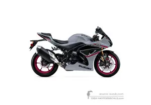 Autocollants pour Suzuki GSXR1000R 2024 - Gris • Suzuki Autocollants OEM