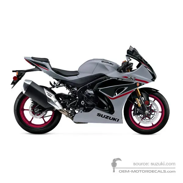 Suzuki GSXR1000R 2024 - Grau - Glass Matte Mechanical Gray