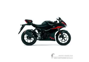 Adesivi per Suzuki GSXR125 2018 - Nero • Suzuki Adesivi OEM