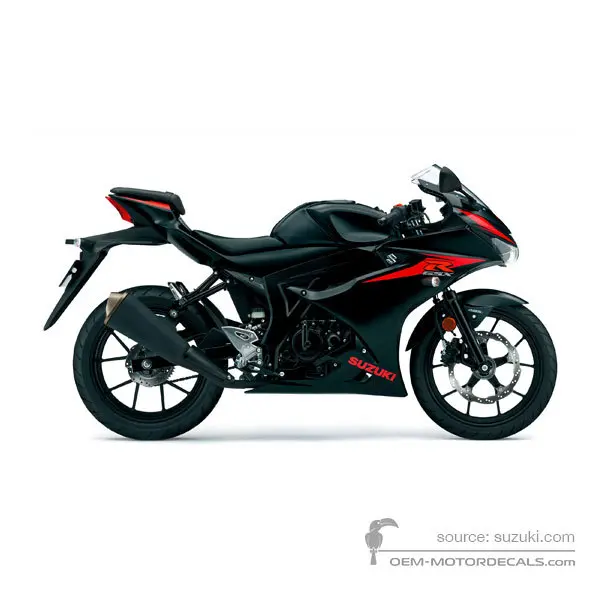 Suzuki GSXR125 2018 - Schwarz - Solid Black 50% Gloss