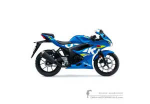 Adesivi per Suzuki GSXR125 2019 - Blu • Suzuki Adesivi OEM