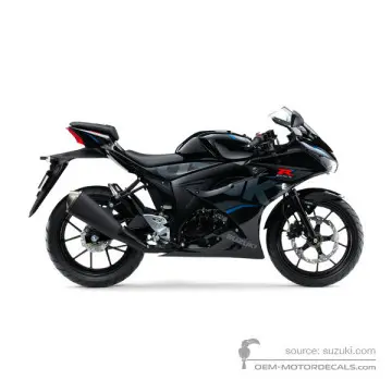 Suzuki GSXR125 2019 - Nero - Titan Black