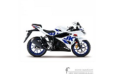 Aufkleber für Suzuki GSXR125 2020 - Weiss • Suzuki OEM-Aufkleber