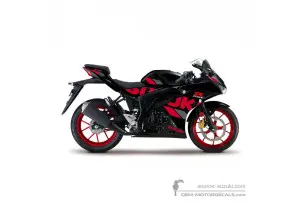 Decals for Suzuki GSXR125 2020 - Black • Suzuki OEM Decals