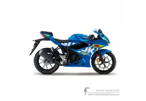 Adesivi per Suzuki GSXR125 2021 - Blu • Suzuki Adesivi OEM