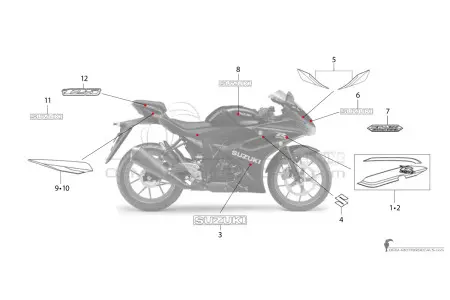 Suzuki GSXR125 2024 - Black