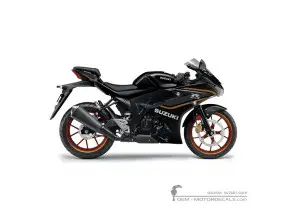 Adesivi per Suzuki GSXR125 2026 • Suzuki Adesivi OEM