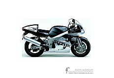 Naklejki do Suzuki GSXR600 1998 - Czarny • Suzuki Naklejki OEM