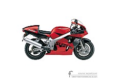 Decals for Suzuki GSXR600 1998 - Red • Suzuki OEM Decals