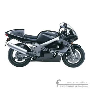 Suzuki GSXR600 1999 - Noir - Saturn Black Metallic