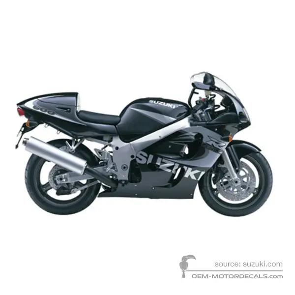 Suzuki GSXR600 1999 - Nero - Saturn Black Metallic