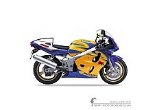 Stickers voor Suzuki GSXR600 2000 • Suzuki OEM Stickers