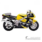 Suzuki GSXR600 2000 - Black Yellow