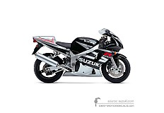 Adesivi per Suzuki GSXR6000 2003 - Nero • Suzuki Adesivi OEM