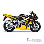 Suzuki GSXR600 2003 - Black Yellow